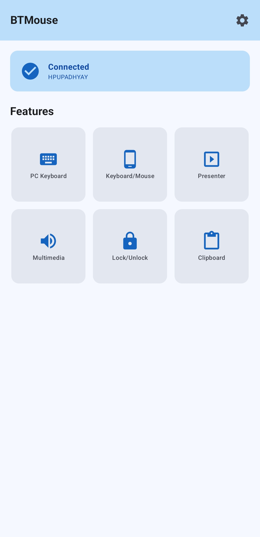 BTMouse screenshot